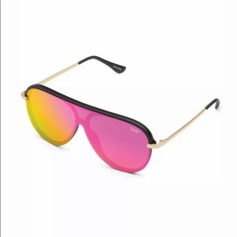 NWOT Quay X JLo Purple & Pink Empire Sunglasses - Picture 3 of 4